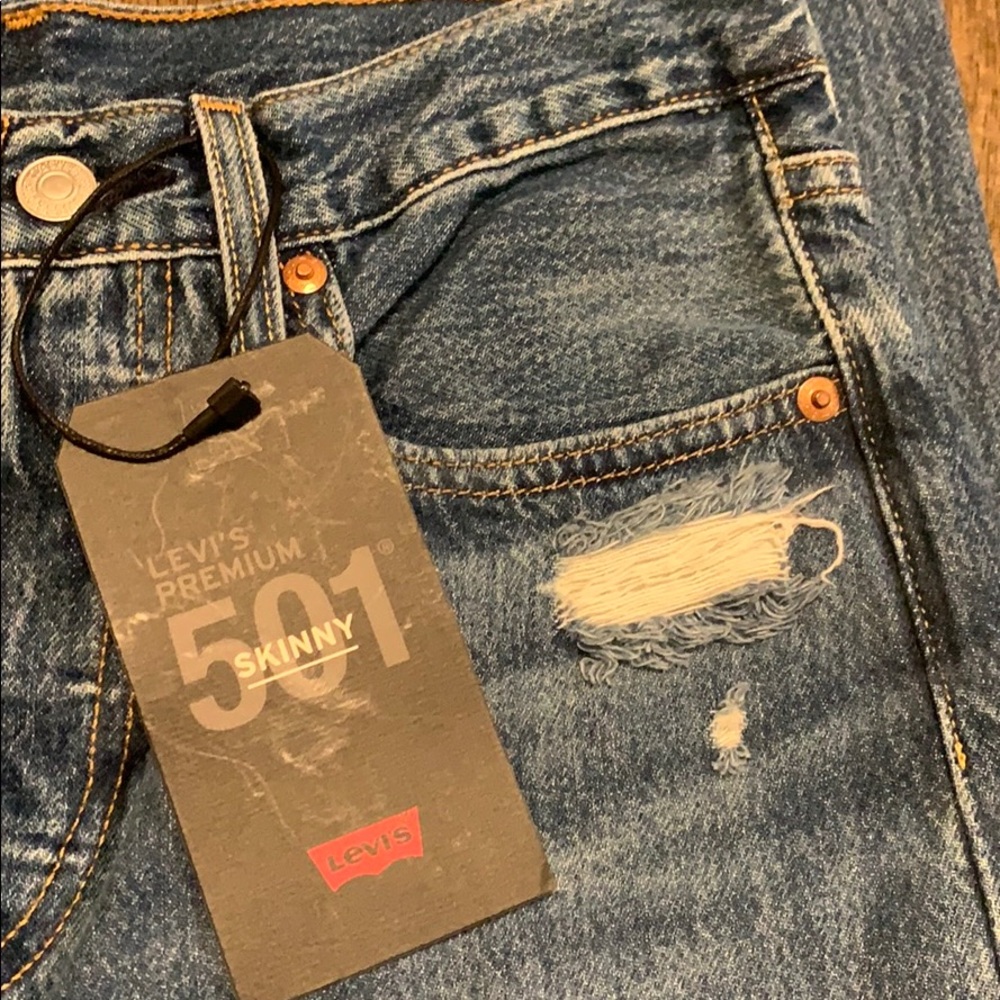 Levi’s 501 Skinny Jeans - Picture 6 of 12